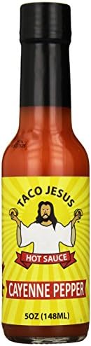 Taco Jesus Cayenne Hot Sauce, 5 oz