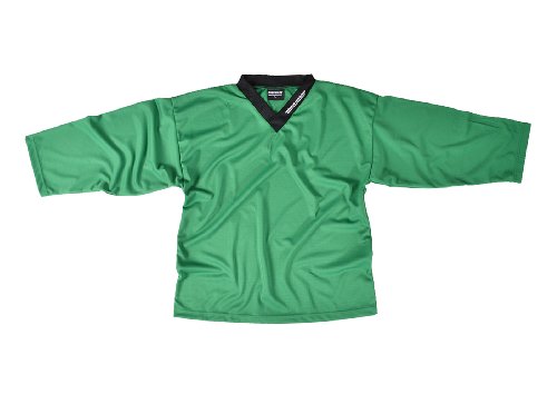 SHER-WOOD - Eishockey Trainingstrikot für Erwachsene I stilvolles Practice Jersey aus gelochtem, Grün, Gr. XXXL Cover