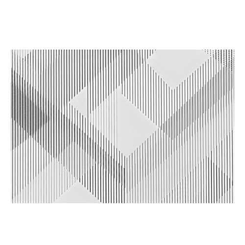 Tapis de sol doux et esthétique à rayures géométriques 180x200 cm