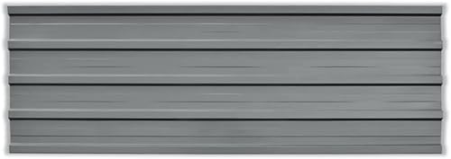 Miniatura 6 de CHARMMA Juego de 12 paneles de techo de acero galvanizado de alta resistencia, material de construcción, protector de techo para garajes, Verde