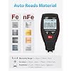 GT235 Paint Coating Thickness Meter, Digita Film Coating Thickness Gauge Measuring 0 to 1800um, Tester Painting Depth, LCD Backligh Display with Screen Rotation for Check Car Original Coating