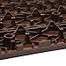 MhdunueSK Interlocking Deck Tiles, Flooring Tiles for Balcony, Balcony, Patio, Porch, Indoor, Outdoor, 12 * 12in, Pack of 12 (Brown)