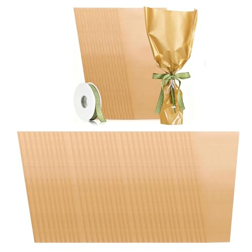 Manchons d'emballage de fleurs AUNMAS en papier kraft étanche pour bouquet