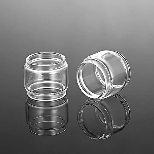 Qingtian-ceg El Tanque de Cristal Gordo del reemplazo 2pcs para ADVKEN Manta RTA Tank/CP 3 / CP RTA,Sin Tabaco ni nicotina (Bundle : CP RTA, Color : Clear)