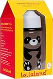 Lollaland Panda Bear, 9 ounce, 6 months Plus, Spill and Leak Proof, Bite Proof, Easy Grip, Hard...
