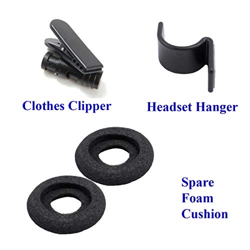 2.5 Mm Phone Headset - Voice Tube Binaural Office Headset With Mic For Polycom 330, Cisco Spa, Panasonic Cordless Phone, Vtech, Uniden, Grandstream Cordless Dect Phones #TOP6