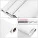 Produktbild Haberi Selbstklebende Möbelfolie für Möbel,Küche,Schrank Deko,Wasserdicht Designfolie Selbstklebend Wandaufkleber aus PVC 0.61*5M Klebefolie Möbelsticker Küchenfolie Tapeten wasserfest Aufkleber(Weiß)