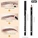 12Pcs Eyebrow Pencils for Women, Wooden Hard-Core Black Eyebrow and Eyeliner Pencil, Long Lasting Waterproof and Sweat-Proof, Beginner Makeup Brow Pencil, Create a Natural Eye Brow Makeup