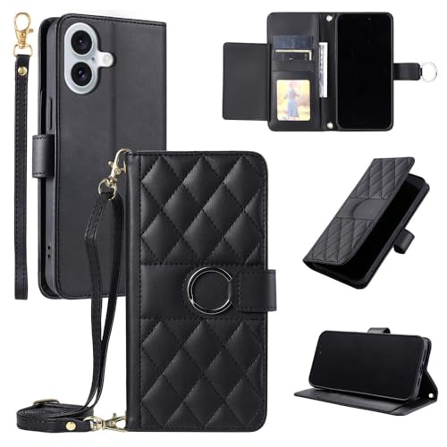 Housse cuir iPhone 12 Pro Max noir style portefeuille pour vos sorties