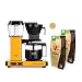 Produktbild Moccamaster Filter Kaffeemaschine KBG Select Yellow Pepper, 1.25 Liter, 1520 W, Black Aktionspaket mit 2 * 500 gr. Filterkaffee von Mondo del Caffè