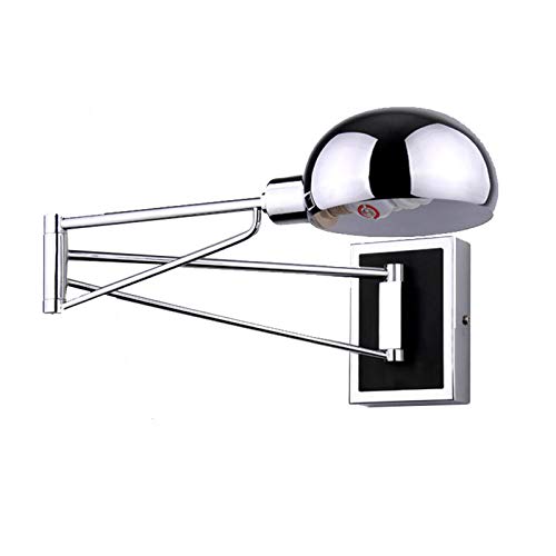 Applique murale rétro industrielle chrome AMUCK haut de gamme pour l'architecture intérieure moderne