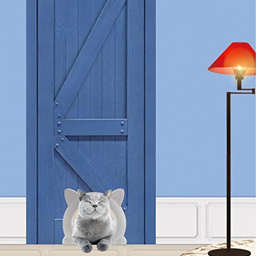 Portas de gato para interior | Portas de gato de 2 vias sem aba - passagem de furo cabe núcleo oco i