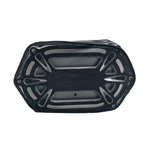 Motorcycle Air Cleaner Filter Waterproof Brreather Rain Sock Black Protective Cover For Harley Air Cleaner Kits XL 1200 Touring Softail Dyna (For Screamin Eagle ellipse style)
