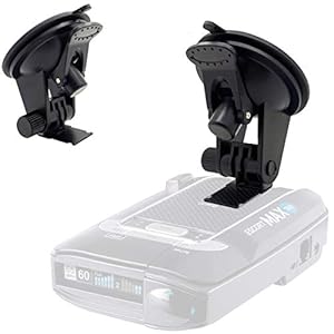 Super Suction Windshield Suction Cup Mount for Escort MAX MAX2 2 / 2015-2019 MAX360 Radar Detector w/Slide in Plate…