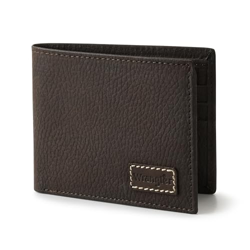 Image of Wrangler Bifold Wallet for Men, Genuine Leather, Gift for Him | Gift for Him