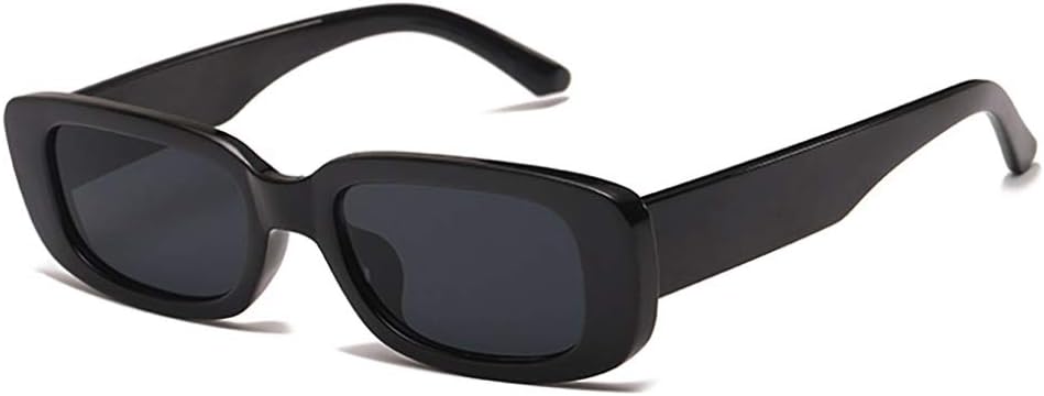 Rectangle Sunglasses for Womens Trendy Retro Fashion 90s Sunglasses UV 400 Protection Square Frame Eyewear