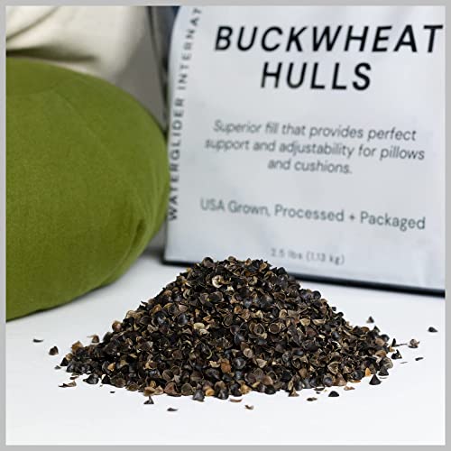 Waterglider International Buckwheat Refill, Usa Grown And Processed Buckwheat Hulls, Giant 2.5 Pound Resealable Bag, Great For Pillows, Meditation Cushions, Zafu, Neck Cushions, And Crafts #TOP3