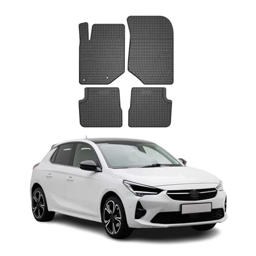 Alfombrillas Opel Corsa F impermeables con borde elevado
