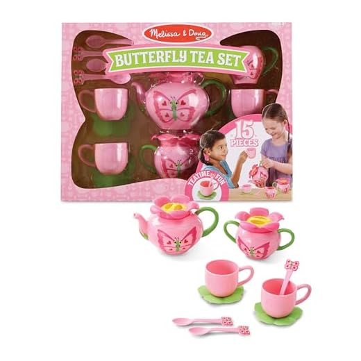 Melissa & Doug Bella Butterfly Tea Set (FFP)