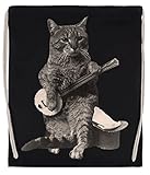 Photo Gallery luxogo gatto giocando bangio chitarra borsa da palestra nero con coulisse unisex drawstring bag gym Photo Gallery luxogo gatto giocando bangio chitarra borsa da palestra nero con coulisse unisex drawstring bag gym