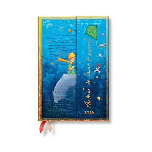 Paperblanks 2026 Saint-Exupéry, the Little Prince Embellished Manuscripts Collection 12-Month Planner Mini Day-At-A-Time Wrap 416 Pg 80 GSM