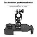 Bike Handlebar Mobile Phone Holder Cycling Mobile Phone Holder Stable Wear Resistant 360 Degree Rotation Bicycle Handle Holder