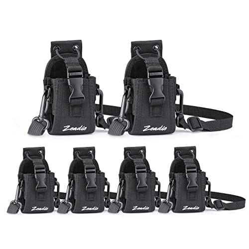 Zeadio Multi-function Pouch Case Holder for GPS Phone Two Way Radio (ZNC-A, Pack of 6)