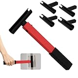 Hinge Gap Adjusting Wrench Kit, 4 in 1 Hinge Adjustment Tool for Residential and Commercial, Heavy Duty Painted Steel Hinge Bender Wrench with Rubber Grip, Professional Door Hinge Adjustment Tool