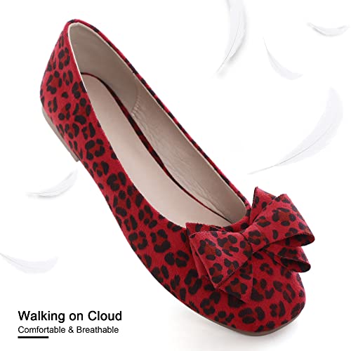 Image of Dear Time Women's Flats Shoes Bowknot Dressy Ballets Loafers Wedding Business Casual Walking Shoes