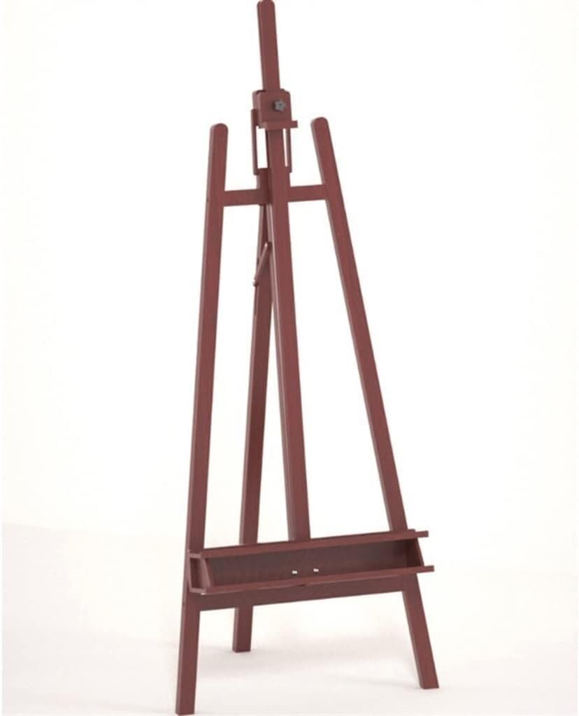 MYUYEE Front Tiltable Oil Painting Easel With Adjustable Height & Drawer Storage – Stable Triangular Structure For Artists, Ideal For Desktop Use (Black 55 * 62 * 145/180Cm)