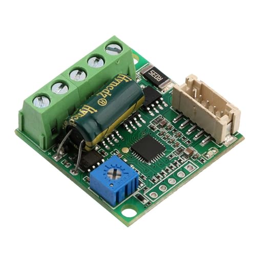Image of amiciSmart DC 6-20V 60W Brushless Motor Driver Board - 3A BLDC Speed Controller for 3-Phase Hallless Motors | High-Speed Governor Module With Cable for DIY Electronics, Robotics & Small Motor Control