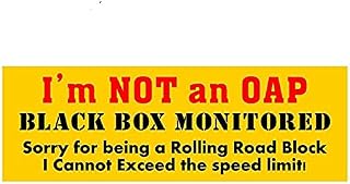 13cmx4.5cm for Black Box Monitored Insurance Warning Car Stickers Vinyl Car Wrap