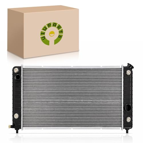 Image of Engine Coolant Radiator with Transmission Oil Cooler Compatible with Chevy S10 4.3L 1994-1995,Blazer 4.3L 1995,GMC Sonoma 4.3L 1994-1995,Jimmy 4.3L 1995 Replace 52462547 52462548 52472184 GM3010228