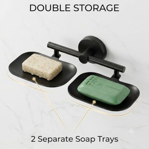 Image of iSTAR Stainless Steel 304 Grade Bathroom Soap Holder /Soap Stand /Soap Dish for Bathroom /Bathroom Accessories Multicolor