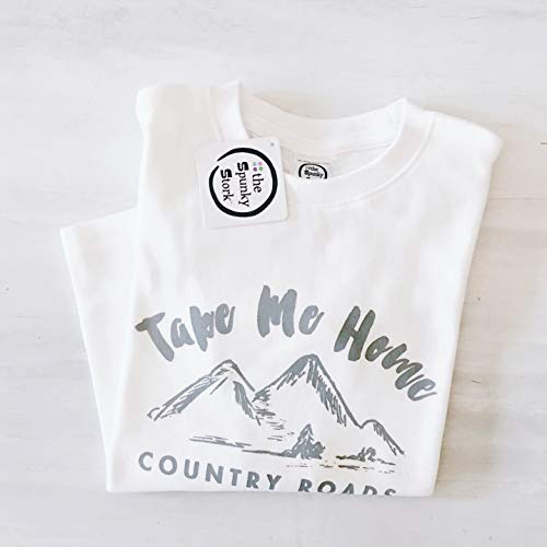Image of The Spunky Stork Take Me Home Country Roads Organic Cotton Toddler T-Shirt