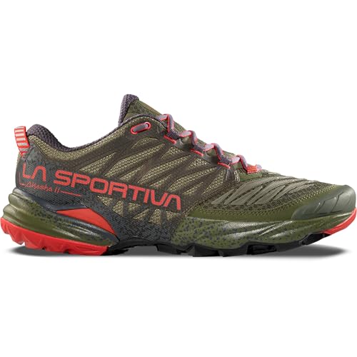 LA SPORTIVA Unisex Akasha II Scarpe, Cypress-Mountain Red, 45