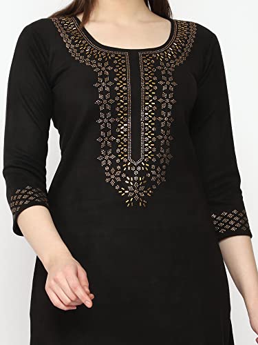 Image of FNOCKS Women's Fleece Velvet Fabric Kurta Palazzo Set with Pocket