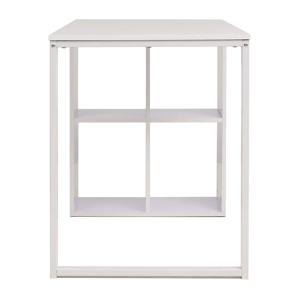 LAPOOH 245721 Bureau blanc 120 x 60 x 75 cm
