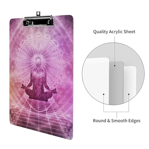 Planchette à pince A4 Chakras stop aux feuilles perdues au bureau - 3