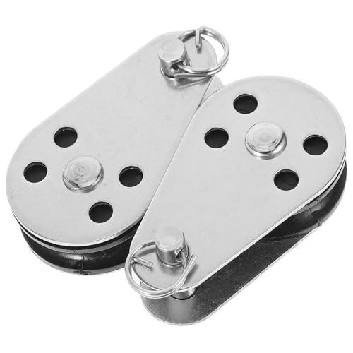 KICHOUSE Kayak Pulley Set Stainless Steel Marine Pulley for Kayaking Boating Yacht Camping and Marine Use