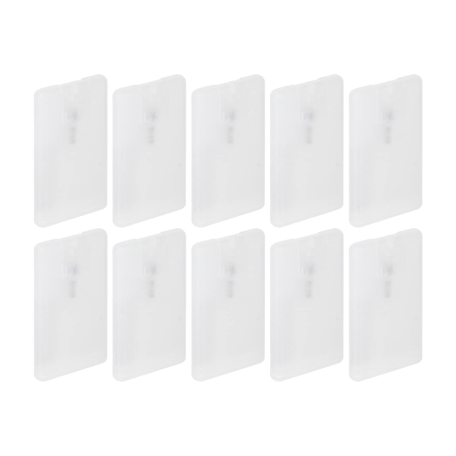 Photo 1 of 10pcs 20ml Cardcase Perfume Spray Bottles, Portable Credit Card Fine Mist Spray Bottle Empty Flat Atomizer Pump, Mini Refillable Perfume Atomizer Bottle for Cleaning Hairdressing, Wholesale Business