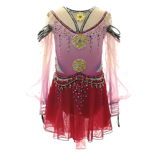 Costume de compétition de patinage artistique pour filles vêtements gym