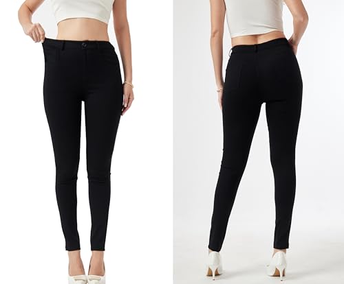 heipeiwa Women's Dress Pants Comfort Stretch Slim Fit Leg Skinny Pants with Pockets Work Business Casual Trouser3