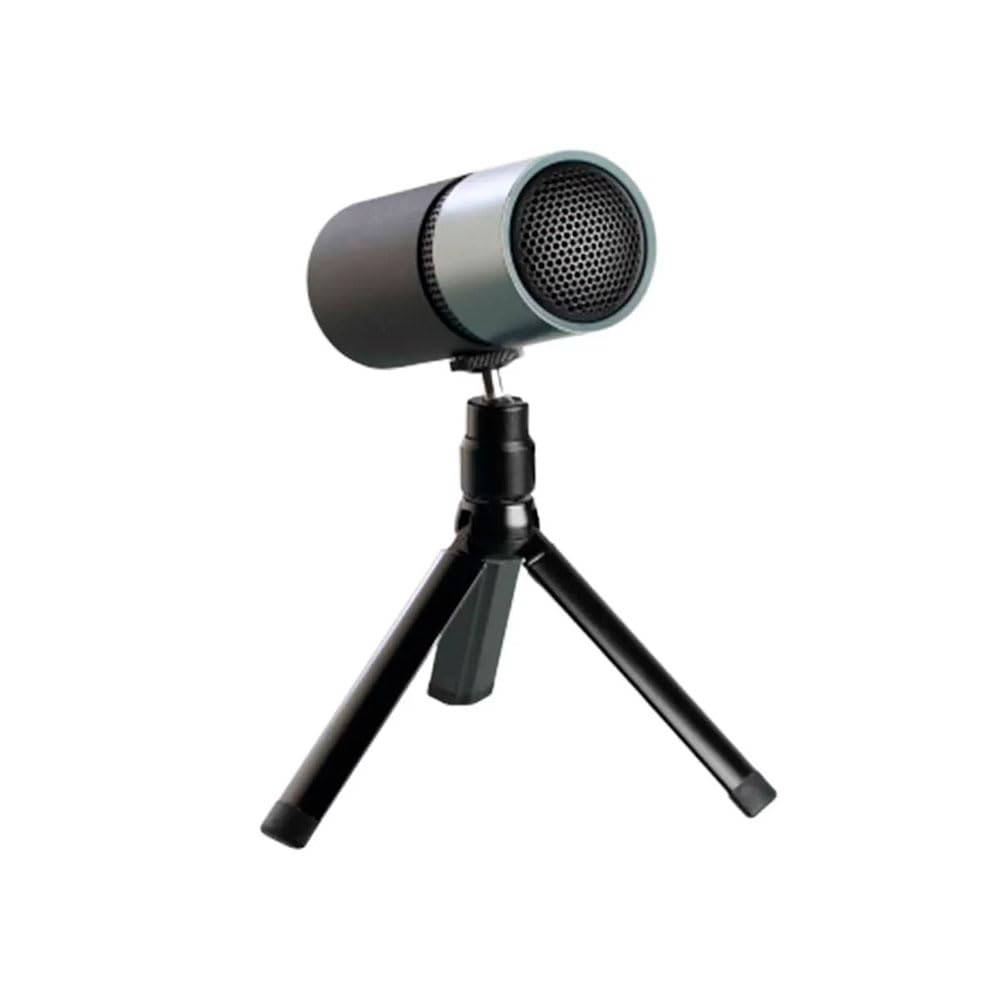 THRONMAX M8 Pulse- Compact & Foldable USB Condenser Microphone Perfect for Streaming live Audio - Black/Grey