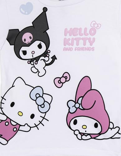 Image of Hello Kitty Girls T-Shirt and Leggings Outfit Set Toddler to Big Kid Sizes (4T - 14-16)