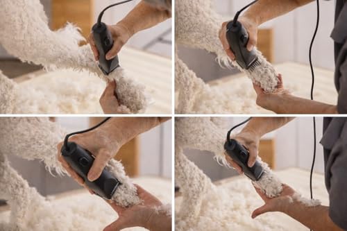 Rotschopf24 MAX 50+ Schermaschine + 2 Aufsteckkämme + Rotschopf24 TASCHE. 2 Geschwindigkeiten. Für Wahl Schermaschinen Liebhaber