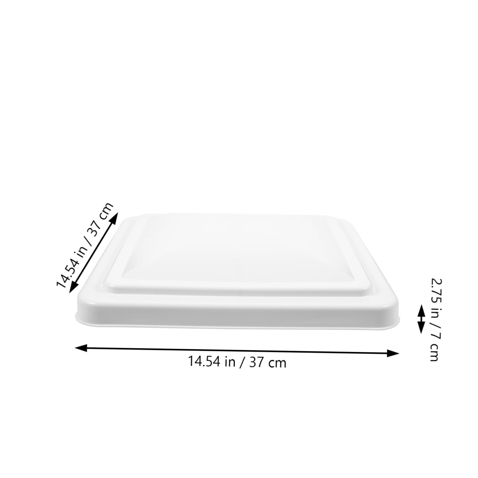 Garneck Copertura e Antifungo di Ventilazione per Finestra Camper Isolante Termica 14x14 Pollici in Plastica Bianca Pratica e Funzionale per Tetto e Bagno Rv