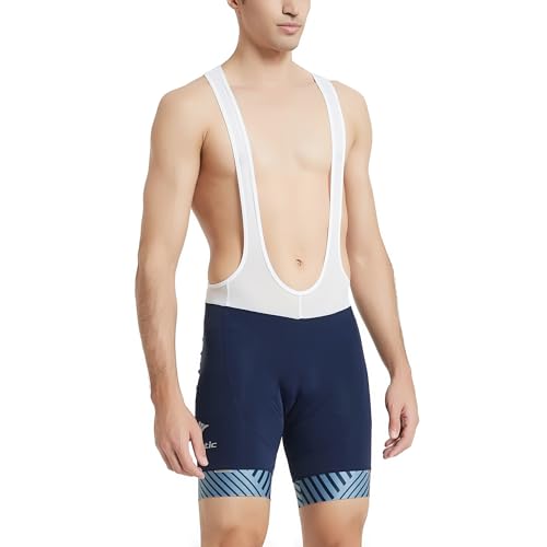 Image of Santic Cycling Bib Shorts Bib Pants Bike Shorts Men Cycle Pants Cycling Pants Men's Summer Bicycle 3D Sponge Padded