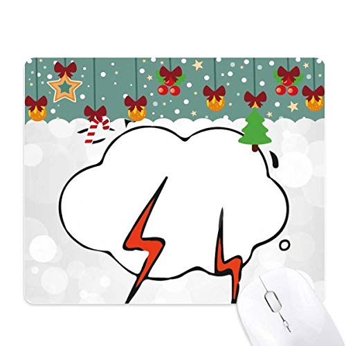 Tapis de souris en caoutchouc météo nuage pour éviter les glissements de souris