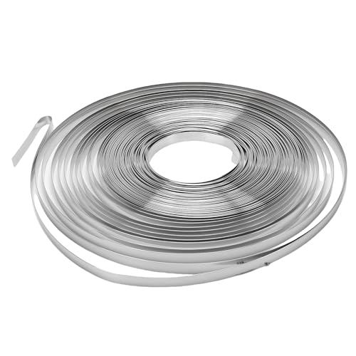 Cinta para flejar de acero inoxidable 304 de 1/2 pulgada y 100 pies Emoshayoga